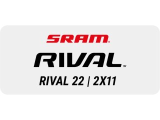 SRAM Rival 22 kompletna grupa Hydr. hamulce tarczowe, 2x11, Flatmount