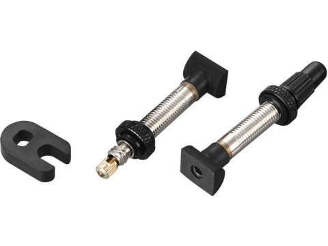 Tubeless Universal Valve, Removable Valve Core (includes 1 tubeless valve & 1 v