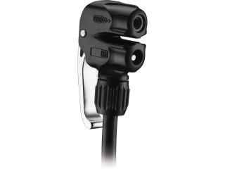 Dual Valve Pump Head for Presta and Shrader, czarny