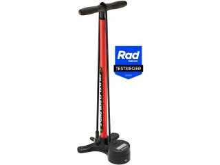 Lezyne Floor Pump Gravel Digital Drive, red