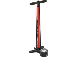 Lezyne Floor Pump Gravel Sport Drive, red