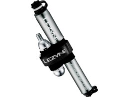 Lezyne Hand pump CNC Pressure Drive CFH incl. 16g cartridge, silver