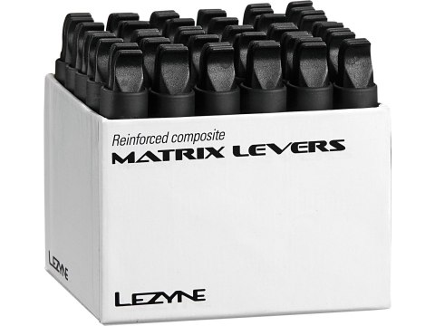 Lezyne Tire Lever MATRIX LEVER, czarny, composite material, DISPLAY BOX 30pcs