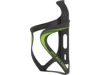 Lezyne Waterbottle Holder Carbon Team, czarny-green