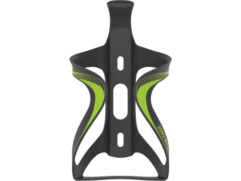 Lezyne Waterbottle Holder Carbon Team, czarny-green