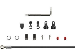 SRAM Hydraulikleitung XX,Juicy5/7/,Guide R/RS/RSC/Ult (B1), GuideT, G2 RSC/ULT, silber Banjo