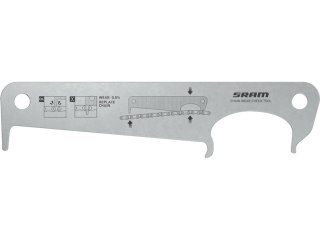 SRAM Kettenmeßlehre silber, 0,8% Längung