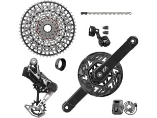 SRAM Kit XX AXS Eagle Transmission E-MTB Brose 165mm Kurbelarme, 36T, 10-52T, inkl. Ladegerät, Batterie & Kette