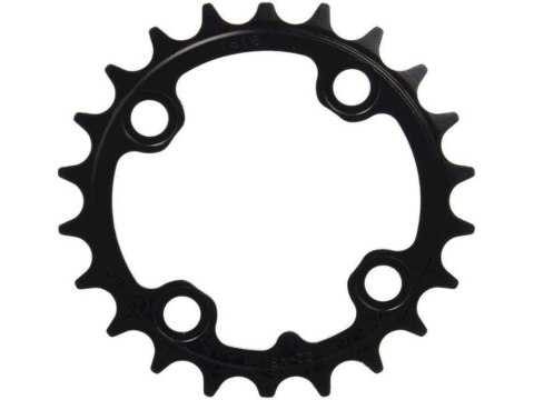 CHAIN RING MTB 24T 64 B V1 ALUMINUM 3MM BLAST BLACK 9 & 10 SPEED