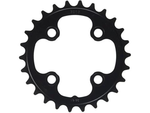 CHAIN RING MTB 26T 64 V1 ALUMINUM 3MM BLAST BLACK