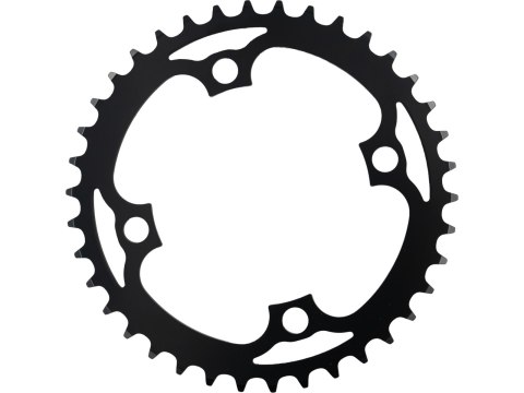 CHAIN RING MTB 38T 104 SS STEEL MATTE BLACK