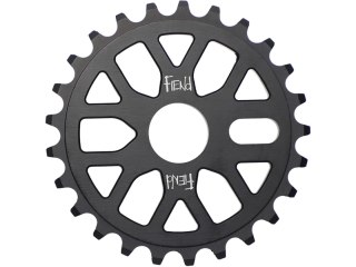 Fiend Kettenblatt Omicron ohne Guard 25T, czarny