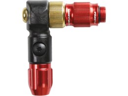 Lezyne ABS-1 Pro Chuck Pump Head with Presta and Shrader for High Pressure Hose, red