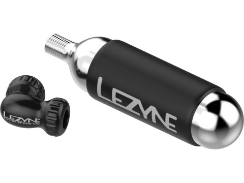 Lezyne CO2 Pump Twin Speed Drive CNC 25g cartridge, czarny