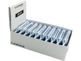 Lezyne Display Box 25g CO2 cartridges, silver, 25 pcs