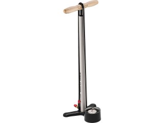 Lezyne Floor Pump Steel Floor Drive, silver, 220psi, 3.5 Gauge