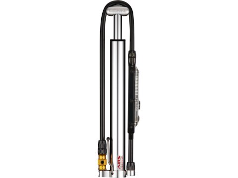 Lezyne Mini Pump CNC Micro Floor Drive Digital HVG, silver