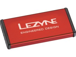 Lezyne Repair Kit Metal, Alloy Box, 6xPatch, 1xScuffer, 1xTire Boots, red