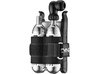 Lezyne Twin Drive Kit CO2 and Lever Kit Combo, czarny