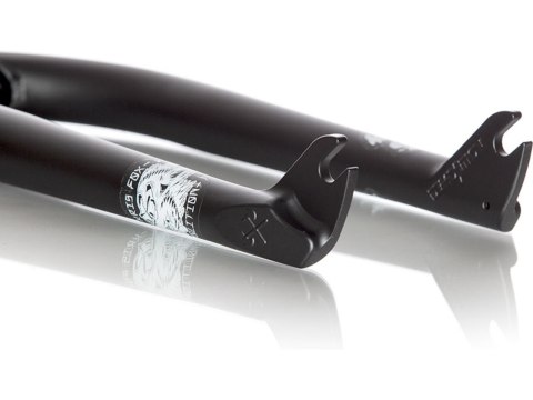 Fork, Kris Fox 28mm flat czarny, InvestCast Dropouts