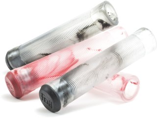 Grips, Fiend Flangeless clear/red