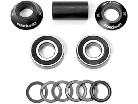 Mid 22mm Bottom Bracket Set flat czarny