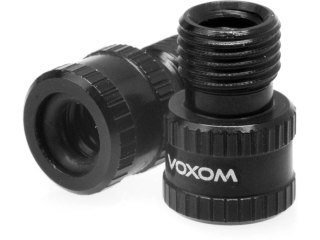 Voxom Valve Adaptor Vad1 presta to us schrader valve czarny 2PCS/Set