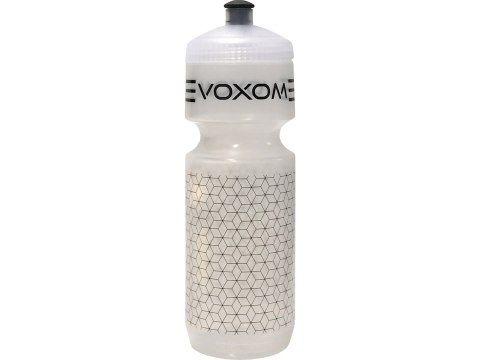 Voxom Water Bottle F4 750ml, clear-czarny