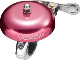 Voxom Bicycle Bell Kl14 red, 57mm