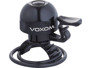 Voxom Bicycle Bell Kl15 22,2-31,8mm, O-Ring, czarny