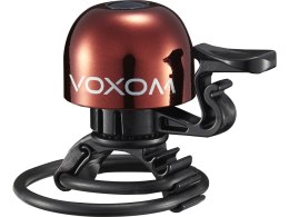 Voxom Bicycle Bell Kl15 22,2-31,8mm, O-Ring, red