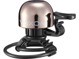 Voxom Bicycle Bell Kl15 22,2-31,8mm, O-Ring, rosé-gold