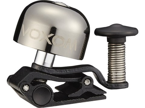 Voxom Bicycle Bell Kl18 darkchrome, Micro-Clip Bell