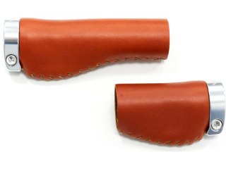 Voxom Grips Gr14 130/80mm, cow leather, honey with end closed