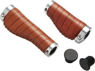 Voxom Grips Gr24 140/105mm, brown, Leather