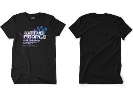 Wethepeople T-Shirt Daytona black shirt / white, XXL