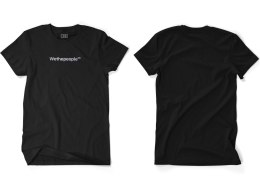 Wethepeople T-Shirt WTP black shirt / white embroidery, XXL