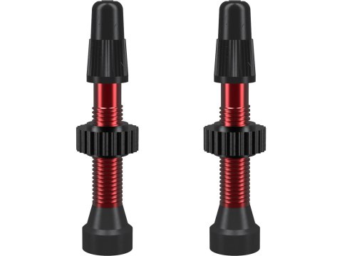 TCS AL Red Presta Valve 34mm 2pcs