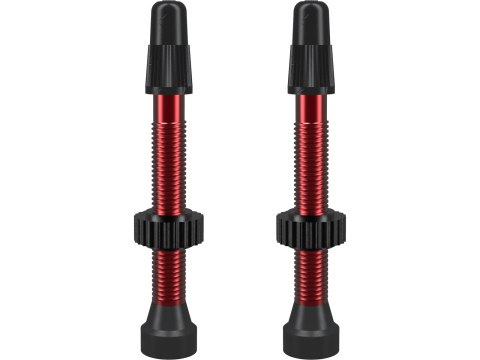 TCS AL Red Presta Valve 46mm 2pcs