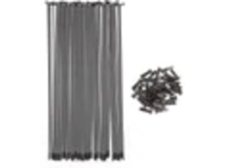 BSD Speichen 186mm (40er Pack & Nippel) czarny