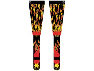 FIST Beinling/Socke Flaming Hawt S-M, czerwony-czarny