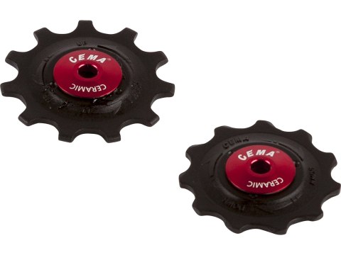 9/10/11V Pulley wheels Ceramic - czarny