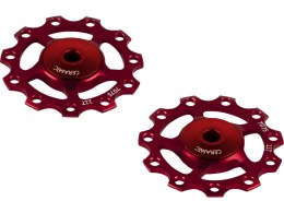 9/10/11V Pulley wheels Ceramic - red