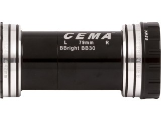 BBright46 for BB30/PF30 W: 79 x ID: 46 mm Stainless Steel - Czarny, Interlock