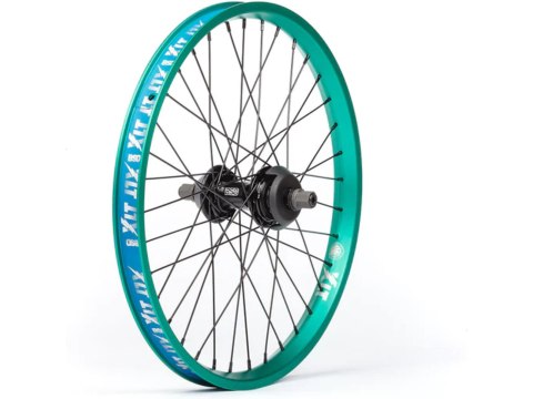 BSD XLT Revolution Laufrad RHD (mit Nabenschutz), teal (czarnye Nabe)