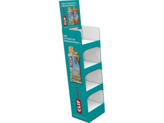CLIF BAR Bodendisplay (Shipper) Tray mit 8 Fächern leer