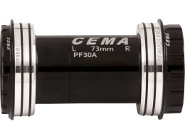 PF30A for Shimano W: 73 x ID: 46 mm Ceramic - Black, Interlock