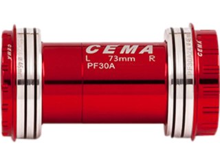 PF30A for Shimano W: 73 x ID: 46 mm Ceramic - Red, Interlock