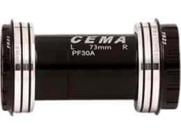 PF30A for Shimano W: 73 x ID: 46 mm Stainless Steel - Black, Interlock