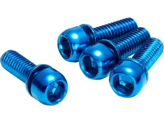 REVERSE Bremsadapter-Schraubenset M6x18mm niebieski